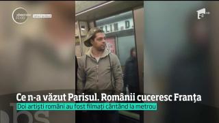 Doi români cuceresc Franţa cu talentul lor, cântând la metrou, în Paris