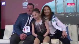 O campioană la patinaj a fost făcută de râs, la televiziunea publică, de mama sa. Clipul a devenit viral pe internet