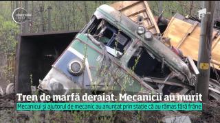 Detalii teribile despre tragedia feroviară de lângă Petroșani. Apelul disperat al mecanicilor, înainte de a muri striviți