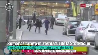 Românca rănită în atentatul din Stockholm a fost la doar doi pași de TIR-ul teroristului. Alți români au fost martorii atentatului
