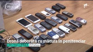 Momente "tensionate" la Penitenciarul din Ploiești. O dronă neautorizată a fost doborâtă cu... MĂTURA!