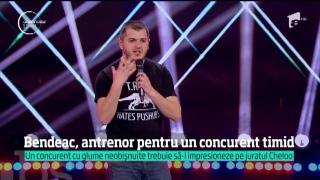 Mihai Bendeac, antrenor pentru un concurent timid