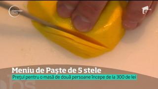 Masa de Paşte, luată în oraş. Restaurantele şi-au pregătit meniuri speciale pentru sărbătoare