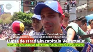 Confruntări VIOLENTE în Venezuela: Zece mii de oameni au ieşit în stradă nemulţumiţi de deciziile Curţii Supreme, favorabile guvernului
