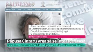 Românca RĂNITĂ în ATENTATUL de la Stockholm vrea să se întoarcă acasă!