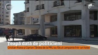 Fostul deputat Cristian Rizea și Ciprian Țârlea de la Partidul România Unită au tras ţeapă unui hotel din Vaslui