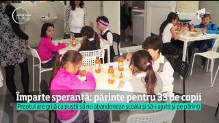 Împarte speranță! Părintele Manuel Radu din Urlați, Prahova, are grijă de copiii pe care i-a găsit cerșind pe stradă