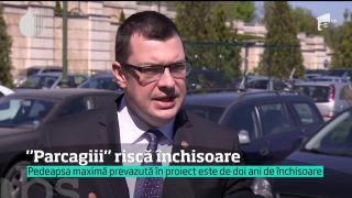 Parcagiii de ocazie ai Bucureştiului riscă o pedeapsă de DOI ANI DE ÎNCHISOARE