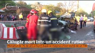 SFÂRŞITUL TRAGIC al unui călugăr. A murit într-un accident cumplit, în drum spre o înmormântare