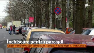 Parcagii riscă să ajungă după gratii, după ce au transformat o problemă urbană într-o sursă de venit