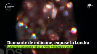 Cercei cu diamante de 70 de milioane de dolari, expuşi la Londra (VIDEO)