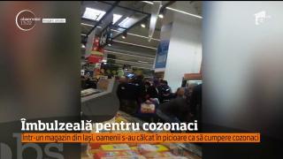 S-au CĂLCAT ÎN PICIOARE pentru cozonac proaspăt! A fost nevoie de intervenţia agenţilor de pază!