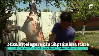 În satele din jurul Capitalei, crescătorii vând miei direct din curte, fără verificare la veterinar