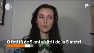 Minune în Săptămâna Mare! O fetiţă de 5 ani din Slatina a căzut în gol de la câţiva metri înălţime şi a scăpat doar cu nişte zgârieturi!