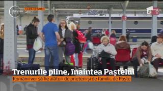 Aglomeraţie în Gara de Nord! Toate biletele la trenurile spre Moldova au fost vândute!