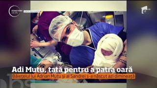 Adrian Mutu, tată pentru a patra oară!