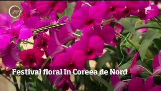 Festivalul floral din Coreea de Nord! Naşterea fondatorului Kim il-Sung, marcată de un SPECTACOL INEDIT de culori