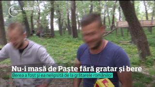 Nu există Paşte fără grătare! Sute de români au sărbătorit Sărbătoarea Pascală, tradiţional, la iarbă verde!