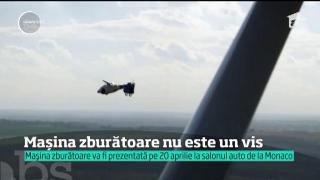 Prima maşină ZBURĂTOARE aşteaptă să intre în producţie. Ce trebuie să facă şoferii pentru a se bucura de ea
