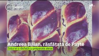 Andreea Balan a sărbătorit paştele în familie şi a fost răsfăţată de soţul ei!