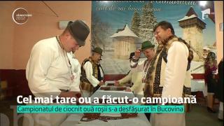 Campionat inedit în Bucovina: Zeci de localnici şi turişti s-au întrecut în...spartul ouălor