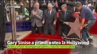 Gary Sinise are stea pe Aleea celebrităţilor de la Hollywood! Ceremonie inedită, în cinstea actorului (VIDEO)