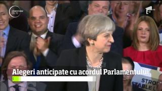 OFICIAL! Britanicii își vor alege deputații pe 8 iunie, după ce Parlamentul a aprobat alegerile anticipate