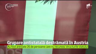 Grupare antistatală, destrămată în Austria! Peste 20 de persoane care nu recunosc structurile statului au fost arestate (VIDEO)