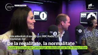 Prinţul William şi soţia sa Kate au dezvăluit detalii din viaţa lor personală într-un interviu pentru BBC Radio 1