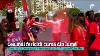 Color Run, cea mai fericită cursă din lume. ZECE MII de bucureșteni s-au distrat și au făcut sport