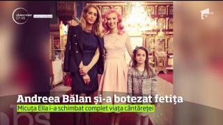 MOMENT EMOŢIONANT pentru Andreea Bălan! Artista şi-a botezat fetiţa (VIDEO)