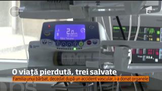 EMOŢIONANT! Un bărbat din Neamţ, care a murit în urma unui accident vascular, salvează TREI VIEŢI!