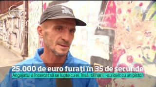 Jaf armat în timp record, la un magazin de bijuterii din Capitală. 25.000 de euro furați în 35 de secunde!