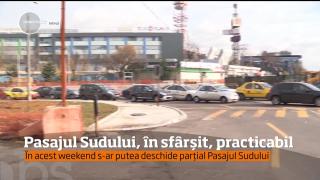 Pasajul de la Piaţa Sudului ar urma să fie inaugurat în weekend. Anunţul vine de la autorităţi (VIDEO)