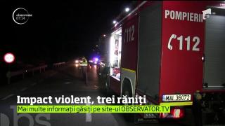 GRAV ACCIDENT în Bistriţa-Năsăud. Trei răniţi la spital, printre care şi un COPIL, după ce un şofer ar fi adormit la volan
