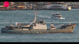 NAVĂ MILITARĂ RUSEASCĂ SCUFUNDATĂ în MAREA NEAGRĂ! Cargoul cu care s-a ciocnit plecase din ROMÂNIA!