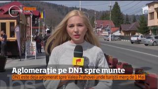 Nu toată lumea merge la mare de 1 MAI. Aglomeraţie pe DN1, în drum spre Valea Prahovei