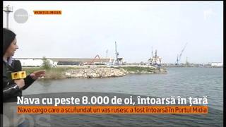 Vaporul care a scufundat o navă rus de recunoaştere în Bosfor s-a întors în portul Midia