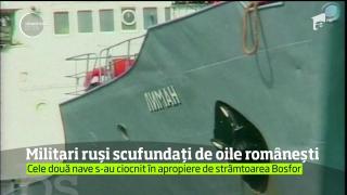 Oile din România, mai periculoase decât arme de ultimă generaţie! Navă rusească, SCUFUNDATĂ în Marea Neagră, după ce s-a ciocnit cu un cargo cu ovine din Constanţa (VIDEO)
