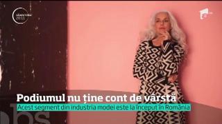 Lumea modei se deschide şi în România modelelor de vârsta a treia
