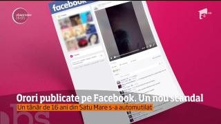 Adolescentul de 16 ani din Satu Mare care s-a automutilat LIVE pe Facebook a fost internat la Psihiatrie