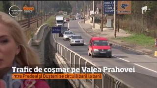 Trafic de coșmar pe Valea Prahovei! Între Predeal și Bușteni se circulă bară la bară