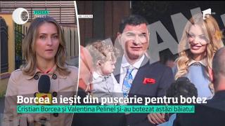 Cristian Borcea a ieșit din pușcărie pentru botezul băiatului său