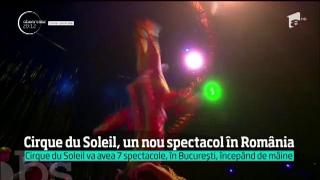 EVENIMENT! Cirque du Soleil, un nou spectacol în România