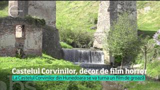 Castelul Corvinilor, decor de film horror