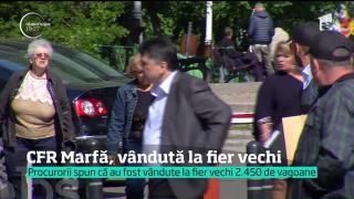 Mascaţii au intrat în forţă în sediile CFR Marfă! Prejudiciu de 6 milioane de euro, din vagoane vândute la fier vechi