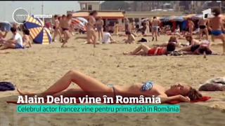 Alain Delon, celebrul actor francez, vine pentru prima dată în România