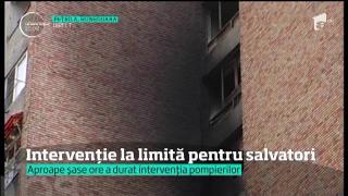 Panică la Petrila! Aproape o sută de oameni au fost evacuați dintr-un bloc cuprins de flăcări. Printre ei, zeci de copii