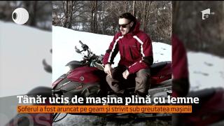 Accident groaznic la poalele Semenicului. Un tânăr şofer a evitat o groapă şi a sfârşit într-o râpă adâncă