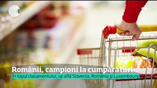 Campioni la cumpărături! România, pe locul doi în Uniunea Europeană la comerţul cu amănuntul